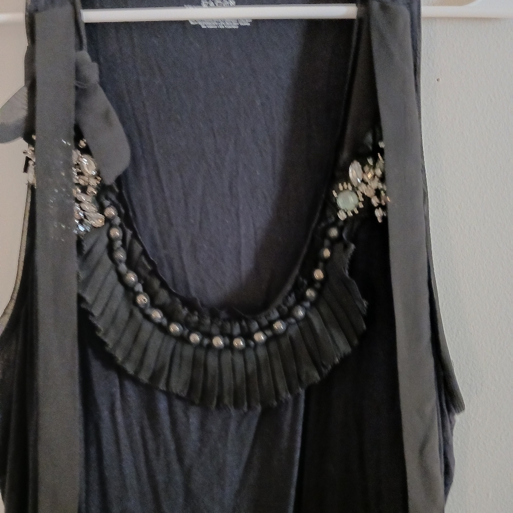 LANE BRYANT Black sleeveless top 14/16 - Picture 3 of 4